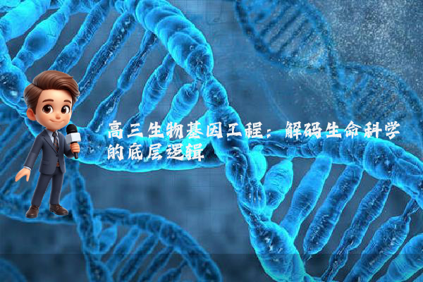 高三生物基因工程：解码生命科学的底层逻辑